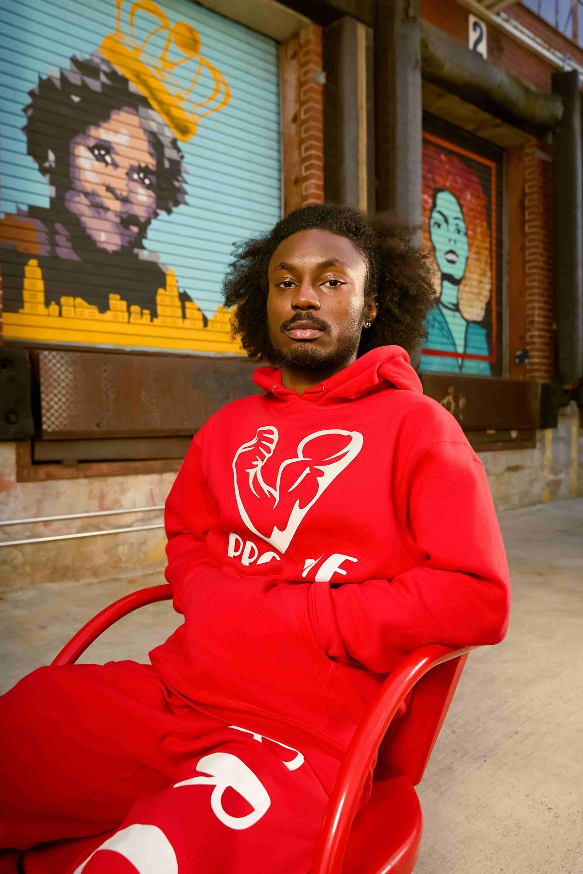 (RED) PRO-ME REFLECTIVE CUSTOM HOODIE