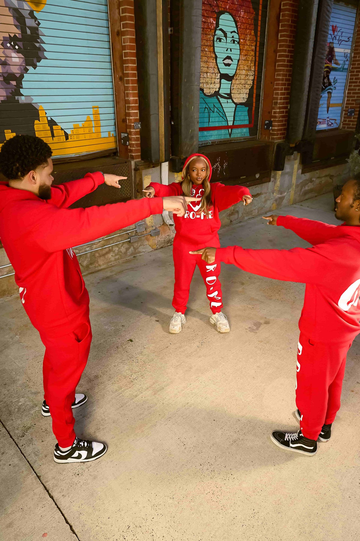(RED) PRO-ME REFLECTIVE CUSTOM HOODIE