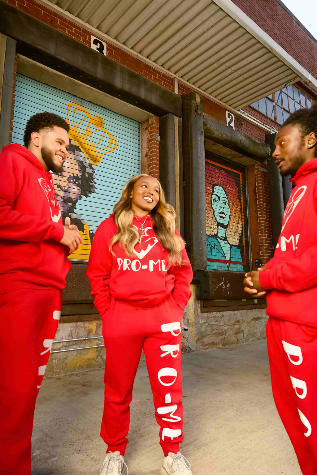 (RED) PRO-ME REFLECTIVE CUSTOM HOODIE