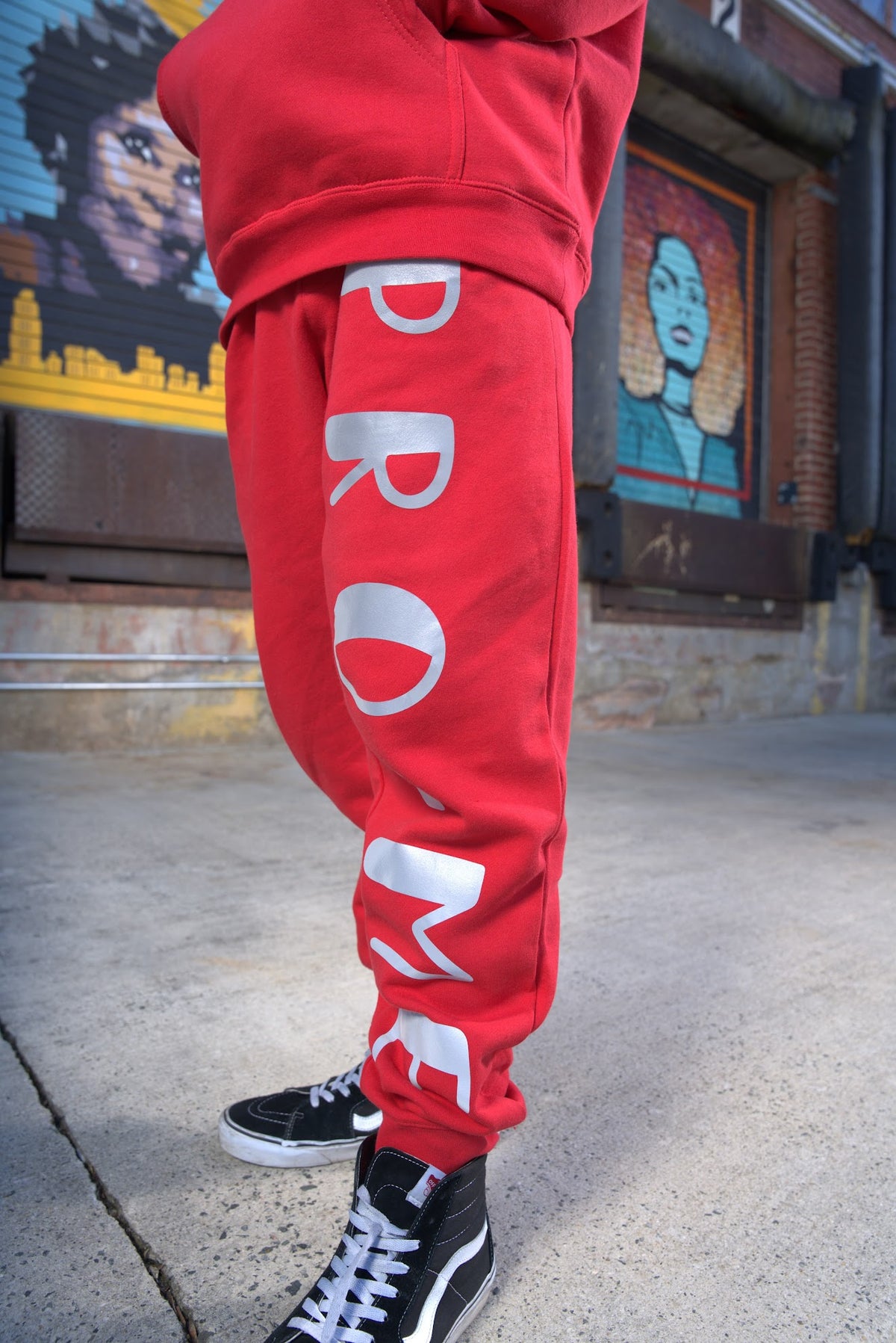 (RED) PRO-ME REFLECTIVE SWEATPANTS