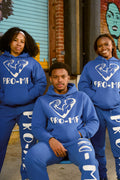 (BLUE) PRO-ME REFLECTIVE CUSTOM HOODIE