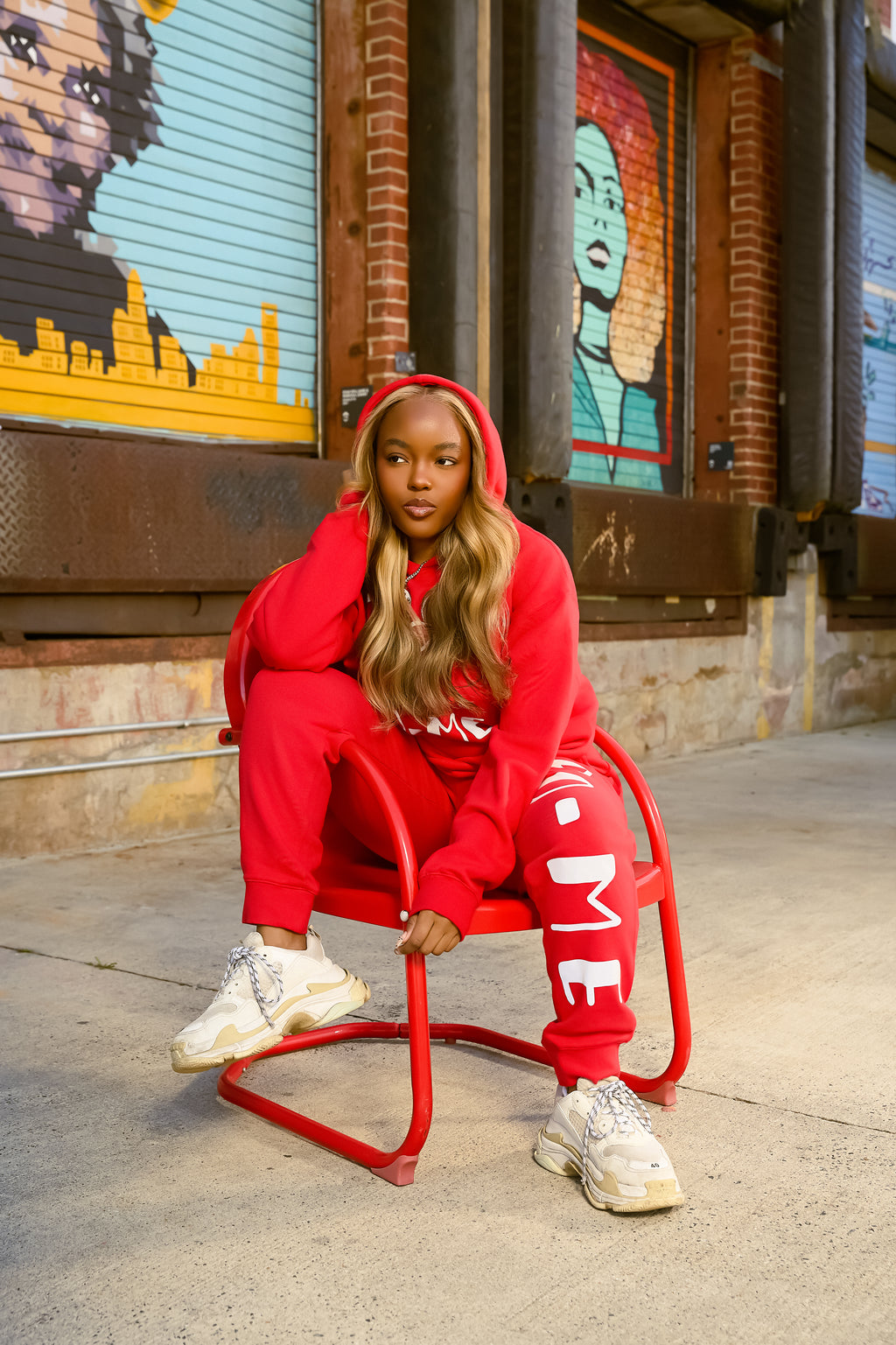 (RED) PRO-ME REFLECTIVE CUSTOM HOODIE