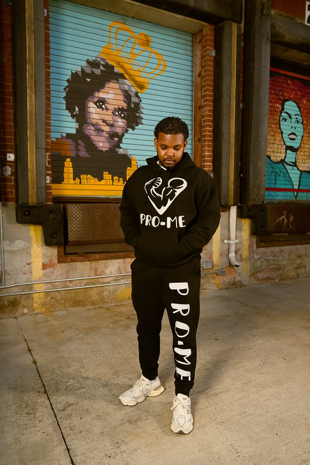 (BLACK) PRO-ME SWEATSUIT BUNDLE
