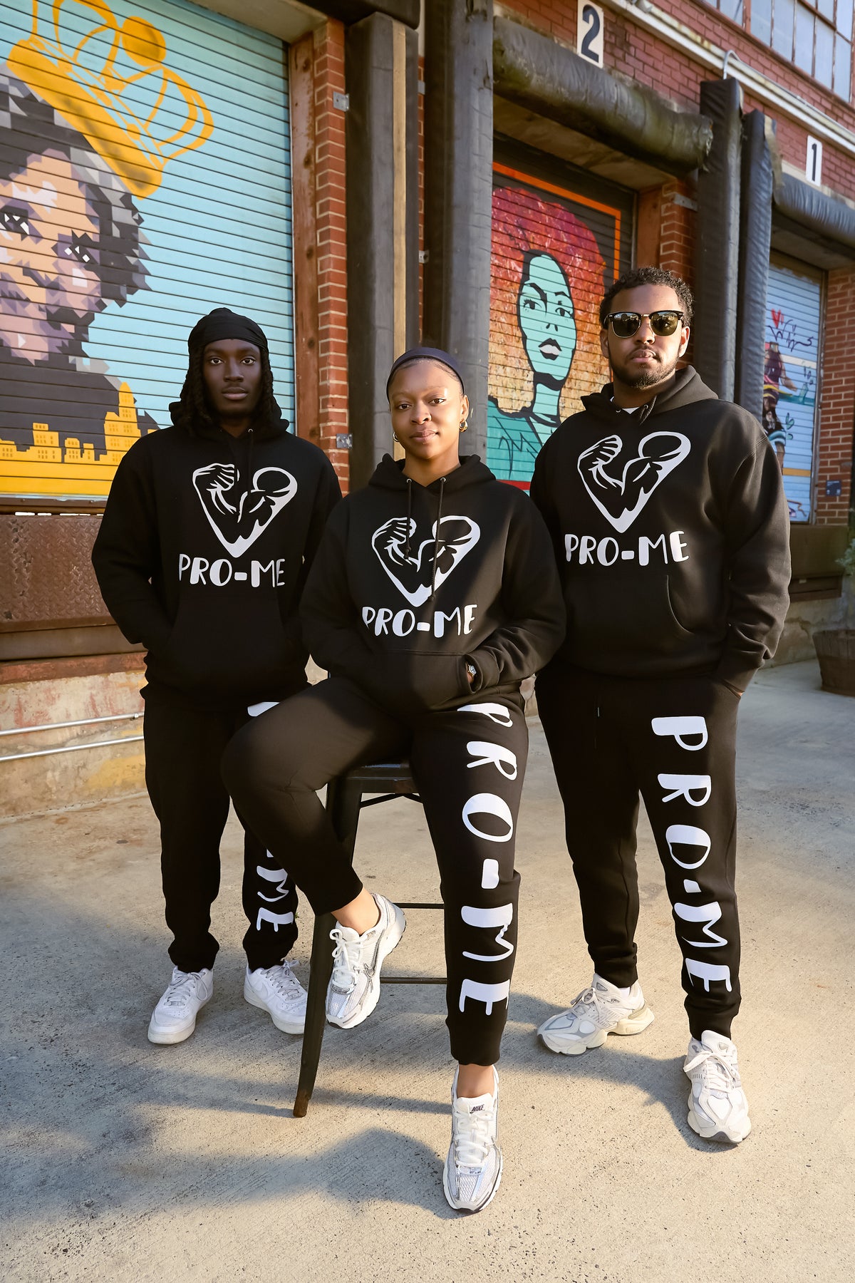 (BLACK) PRO-ME SWEATSUIT BUNDLE