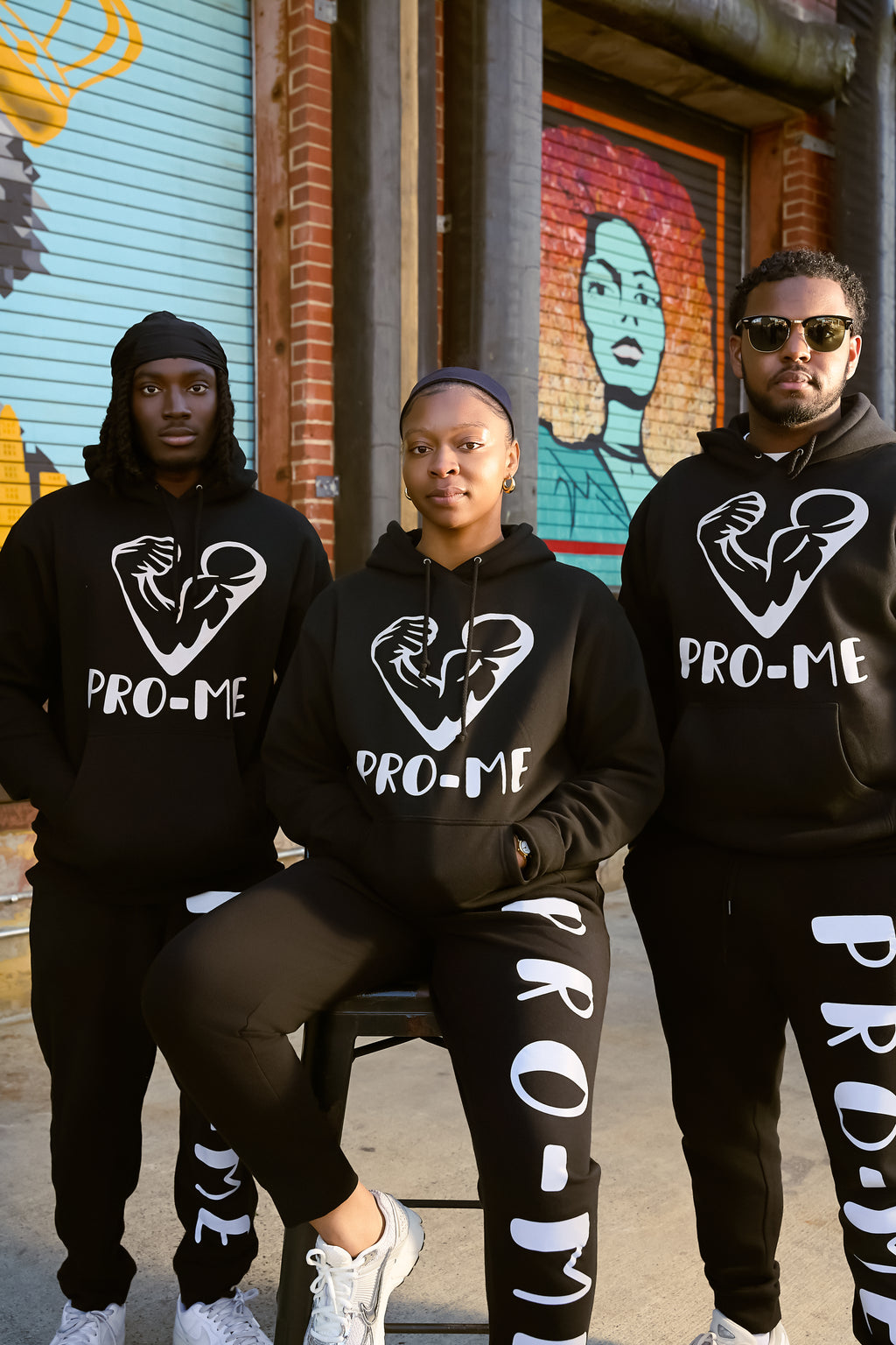 (BLACK) PRO-ME SWEATSUIT BUNDLE