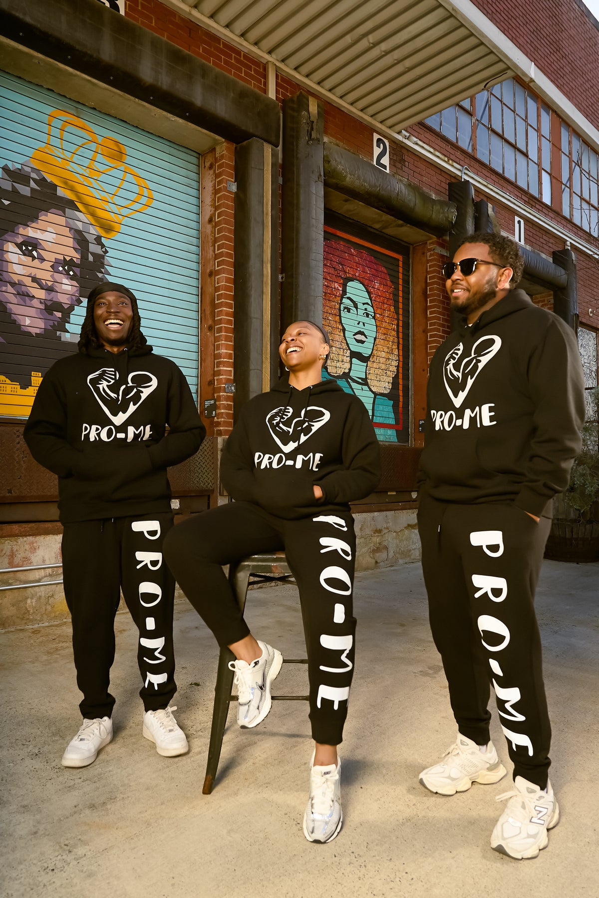 (BLACK) PRO-ME SWEATSUIT BUNDLE